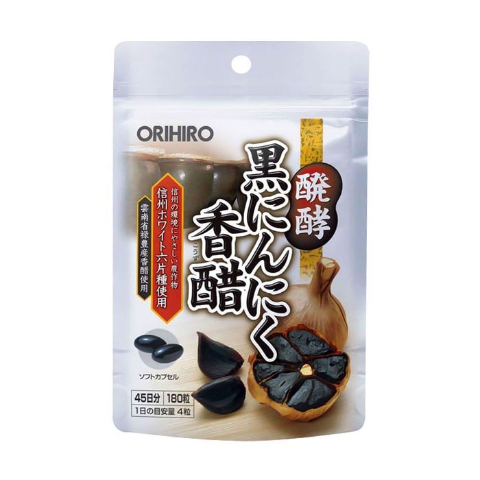 Tỏi đen Orihiro Black Garlic Nhật Bản 180 viên