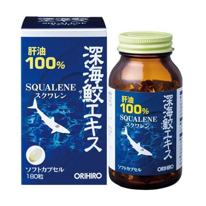 Orihiro Squalene dầu gan cá mập 180 Viên