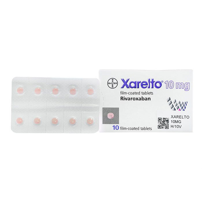 Xarelto 10mg ngừa huyết khối 10 viên