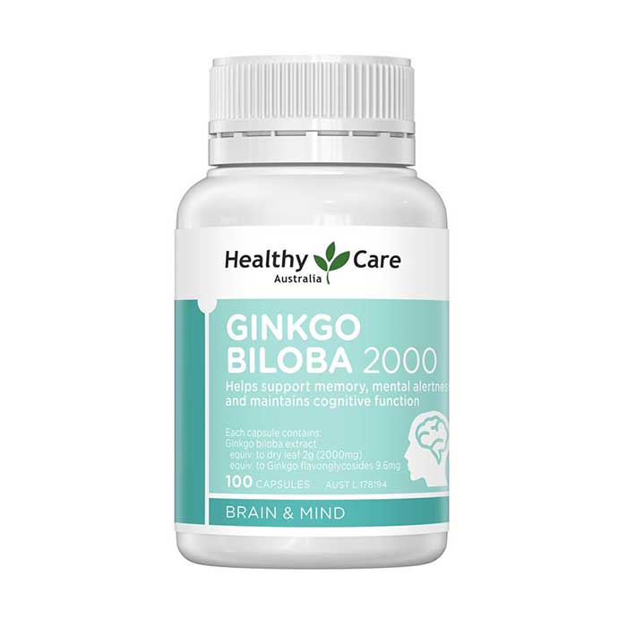 Ginkgo Biloba 2000 giúp bổ não 100 viên
