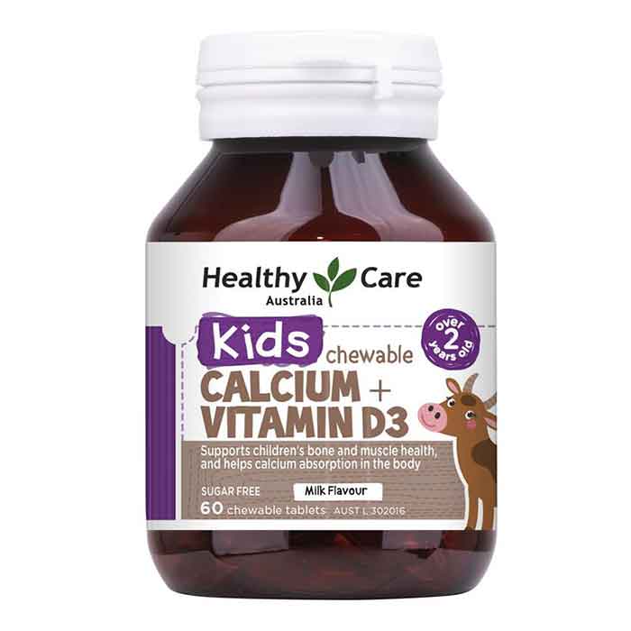 Kids Calcium Vitamin D3 60 viên