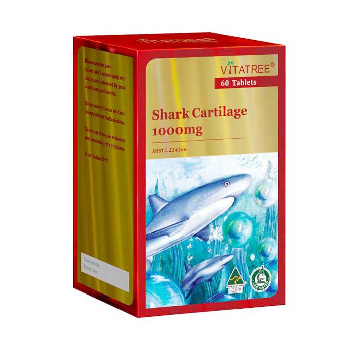 Shark Cartilage 1000 mg 100 viên - Sụn cá mập Vitatree