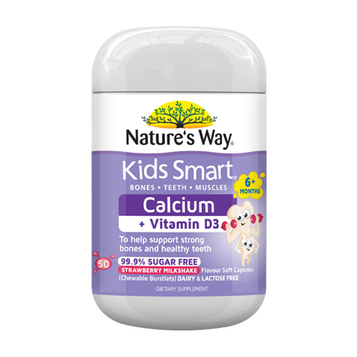 Kids Smart Calcium Vitamin D3 50 viên