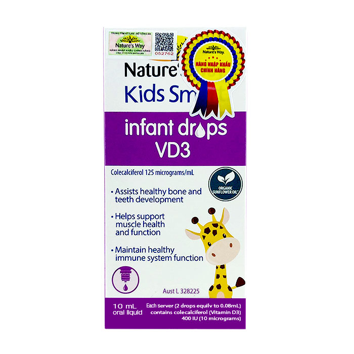 Kids Smart Infant Drops VD3 Nature's Way 20ml