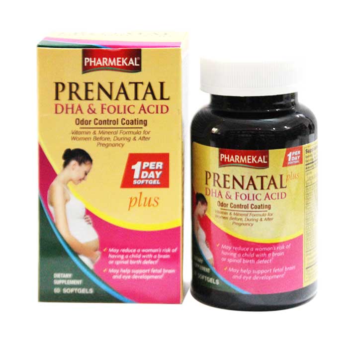 Pharmekal Prenatal DHA And Folic Acid 60 viên