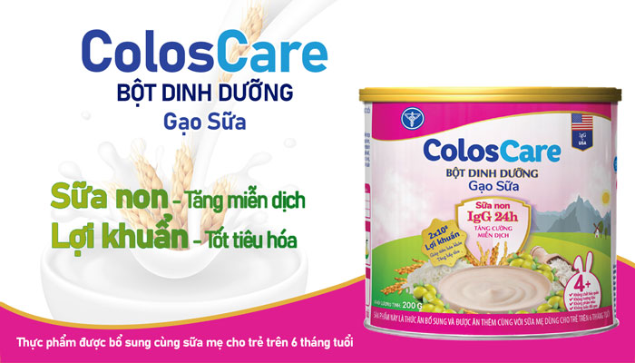Gạo sữa Coloscare Nutricare 200g