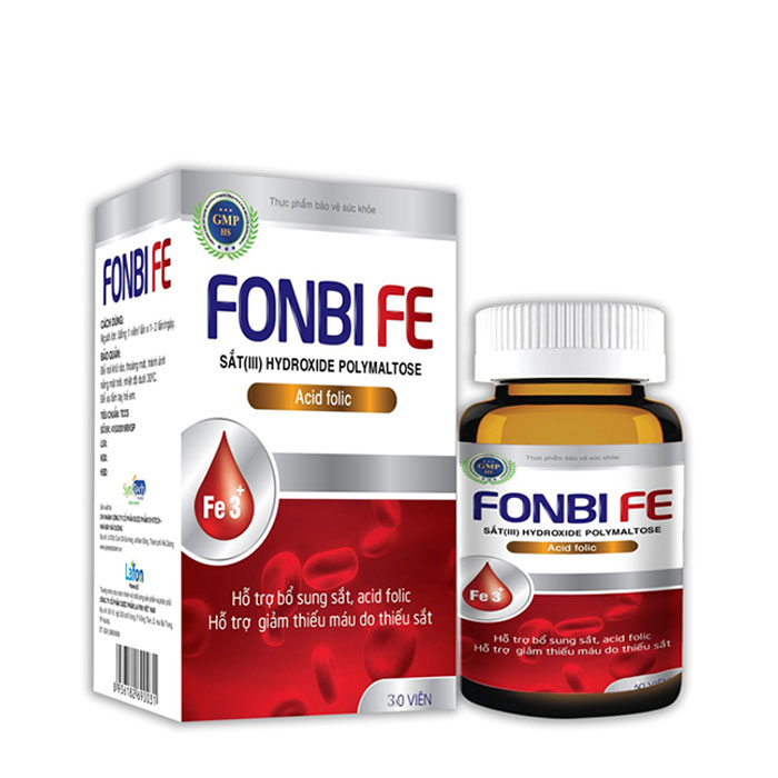 Fonbi Fe bổ sung sắt 30 viên