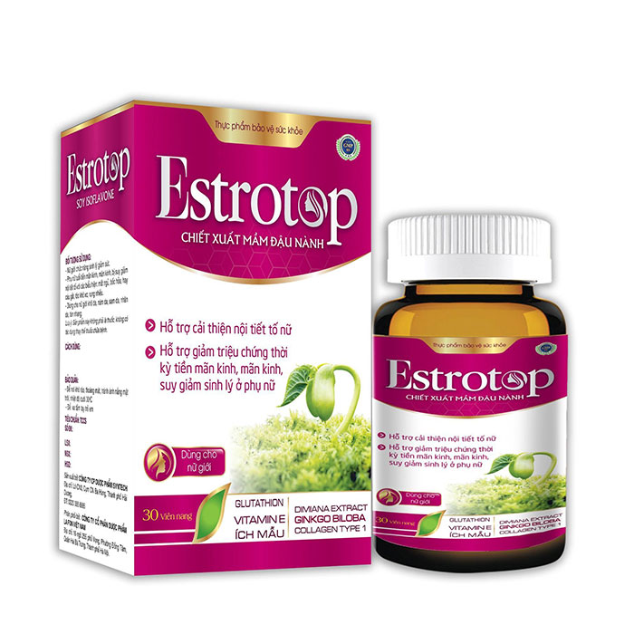 Estrotop cải thiện nội tiết tố 30 viên