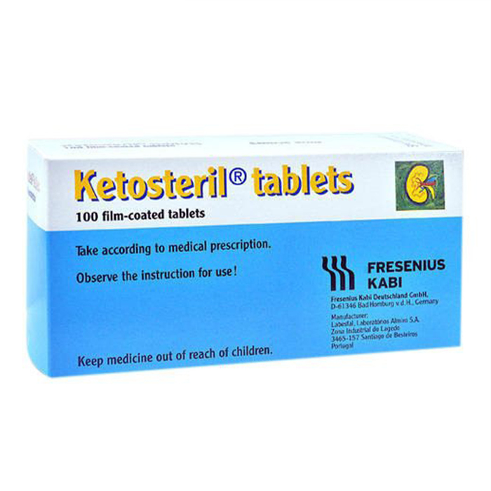 Thuốc Ketosteril trị suy thận 100 viên
