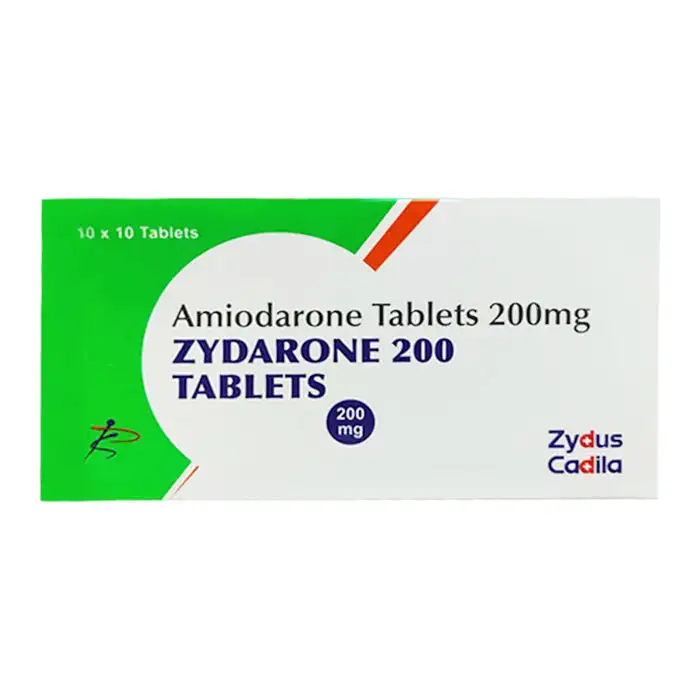 Zydarone 200mg trị rối loạn nhịp tim 100 viên