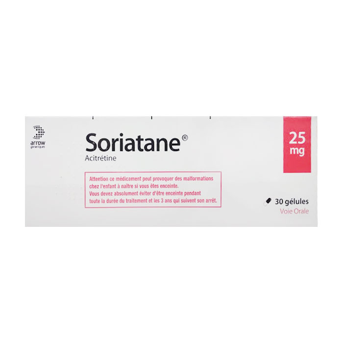 Soriatane 25mg trị bệnh vẩy nến 30 viên