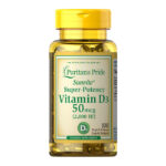 Vitamin D3 50mcg Puritan's Pride 100 viên
