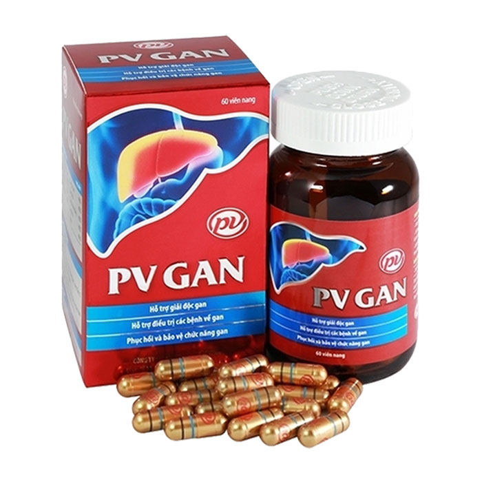 Viên uống bổ gan PV Gan 60 viên