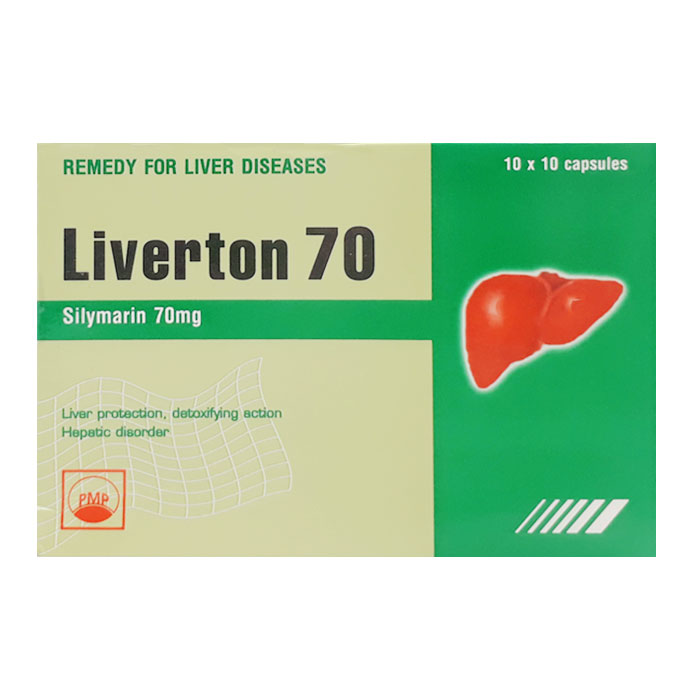 Liverton 70 điều trị bệnh gan 100 Viên
