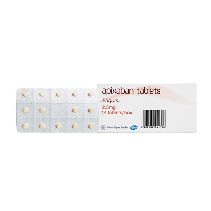 Eliquis 2.5 mg ngừa huyết khối 14 viên Eliquis 2.5 mg ngừa huyết khối 14 viên