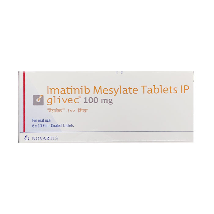 Glivec 100mg Imatinib trị ung thư máu 60 viên