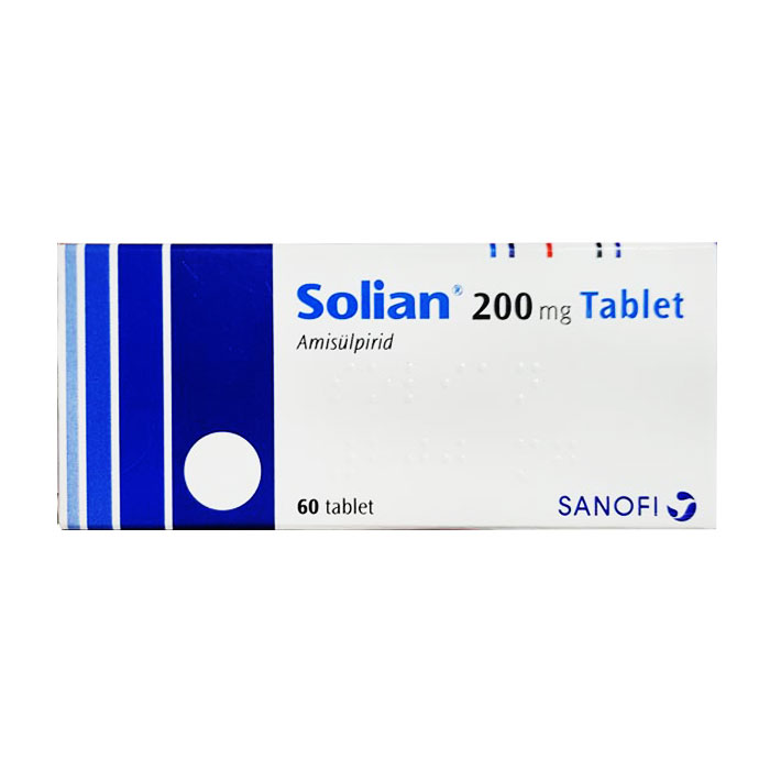 Solian 200mg trị bệnh tâm thần 60 viên