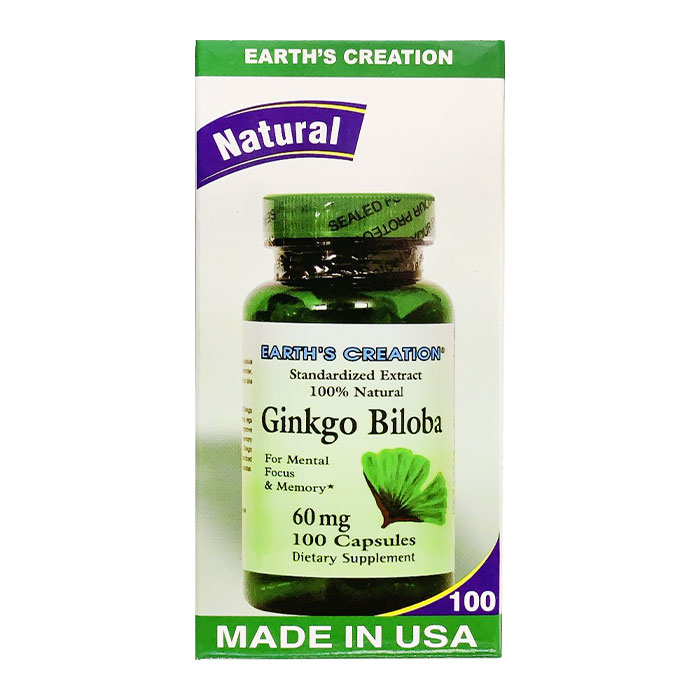 Natural Ginkgo Biloba 60mg 100 viên