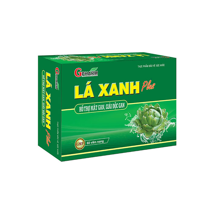 Lá Xanh Gpharm 60 viên - Giải độc mát gan