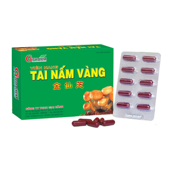 Tai nấm vàng Gpharm 60 viên