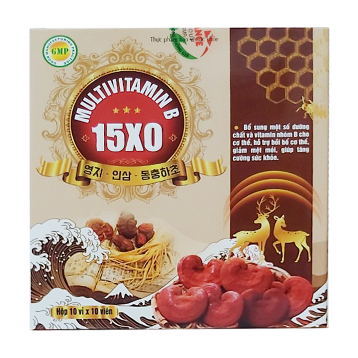 Multivitamin B 15XO 100 viên