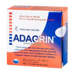 Adagrin 50mg điều trị rối loạn cương dương 3 viên