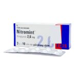 Nitromint 2.6mg trị đau thắt ngực, suy tim 30 viên