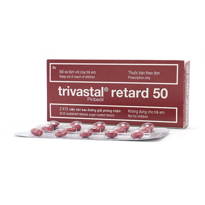 Trivastal Retard 50 mg điều trị Parkinson 30 viên