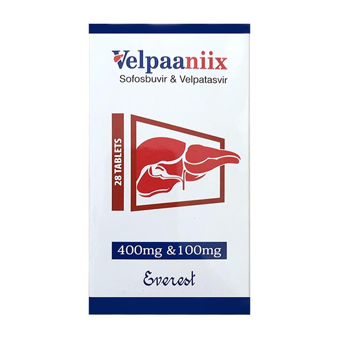 Velpaaniix 400mg/100mg điều trị viêm gan C 28 viên