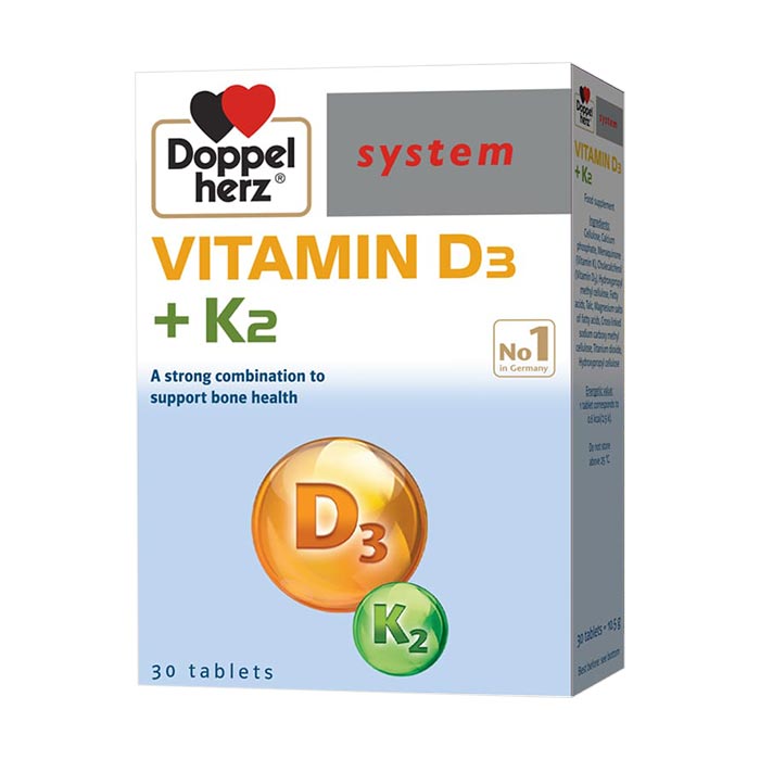 Vitamin D3 K2 Doppelherz 30 viên