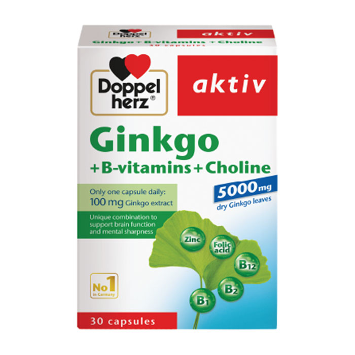 Ginkgo Vitamins B Choline 30 viên Ginkgo Vitamins B Choline 30 viên