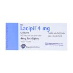Lacipil 4mg điều trị tăng huyết áp 28 viên