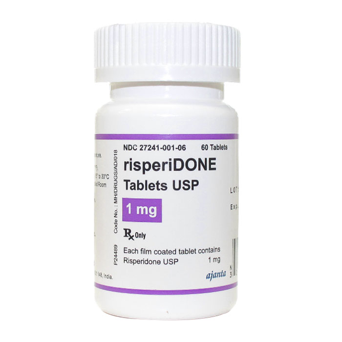 Risperidone 1mg điều trị tâm thần phân liệt 60 viên