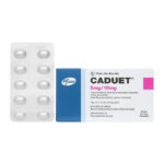 Caduet 5mg/10mg điều trị tăng huyết áp 30 viên