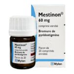 Mestinon 60 mg thuốc nhược cơ Mylan 20 viên