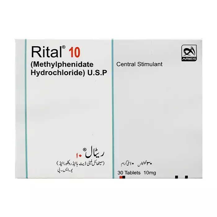 Rital 10 Methylphenidate 10mg