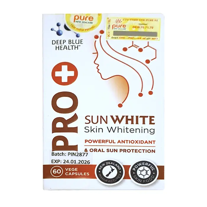 Viên uống trắng da Pro Sun White
