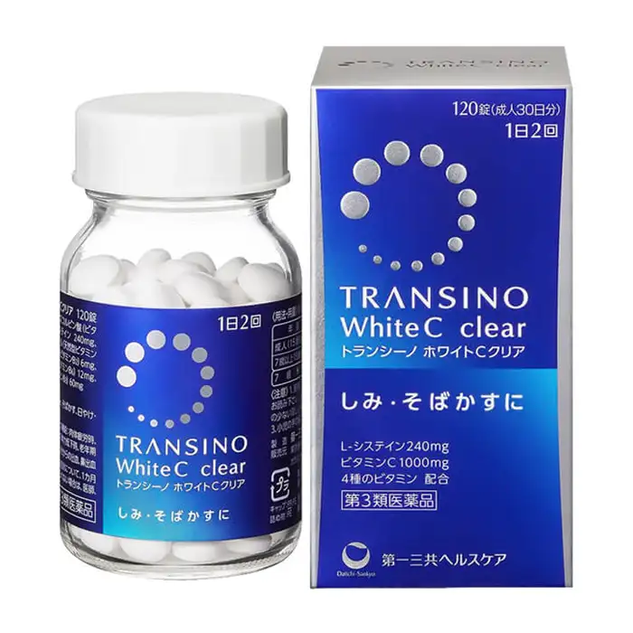 Transino White C Clear 120 viên – Viên uống trắng da