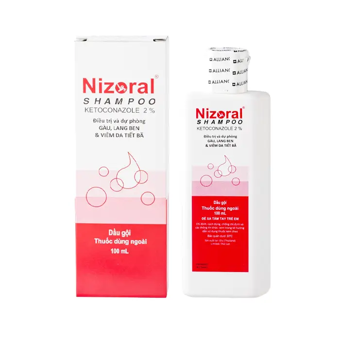 Dầu gội Nizoral Shampoo 100ml trị gàu, nấm da đầu