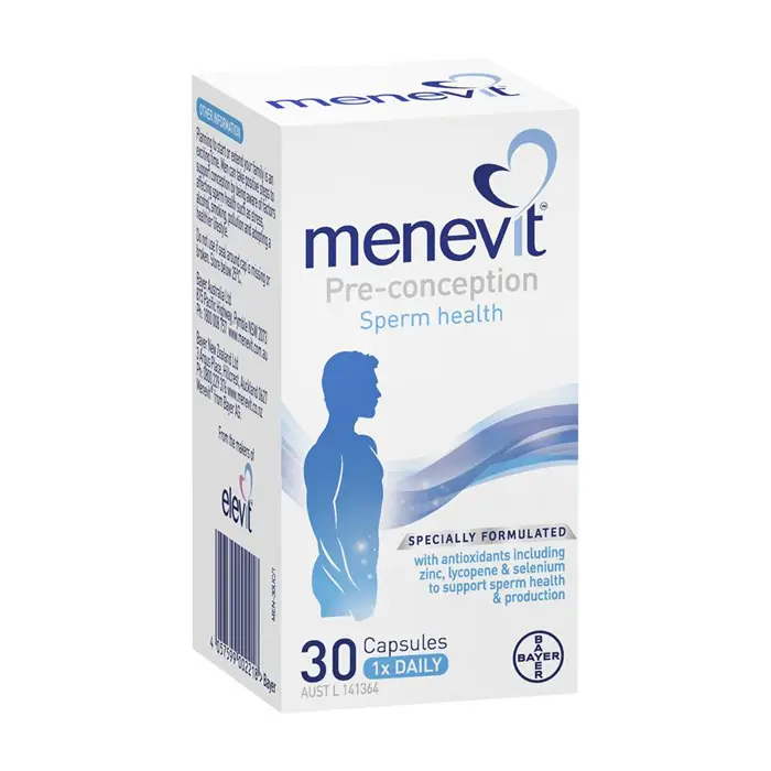 Menevit Pre-Conception tăng chất lượng tinh trùng