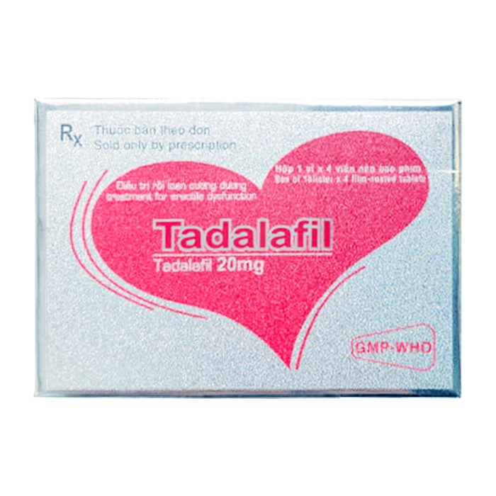 Tadalafil 20mg trị rối loạn cương dương