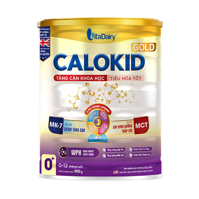 Sữa Calokid Gold 0 + Vitadairy 900g