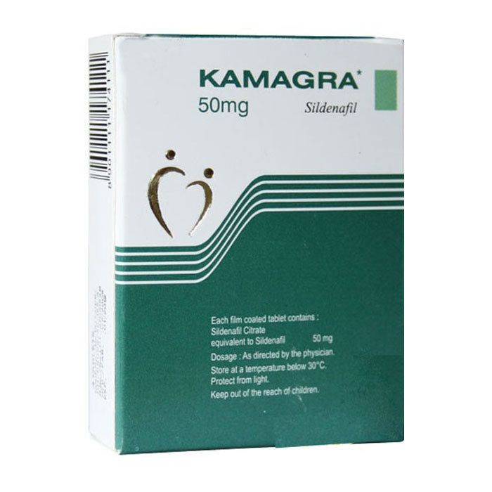 Kamagra 50mg trị rối loạn cương dương 4 viên