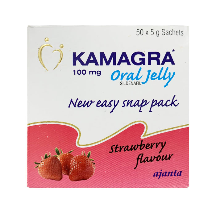 Kamagra Oral Jelly 100 mg 50 gói hương dâu