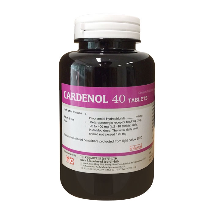 Cardenol 40mg 1000 viên