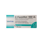 D-Fluoretten 500 I.E Zentiva bổ sung Vitamin D 90 viên