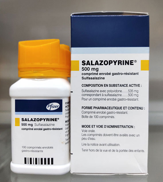 Thuốc Salazopyrine 500mg