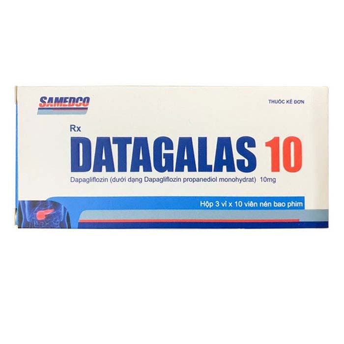 Datagalas 10 Phapharco điều trị đái tháo đường 30 viên