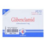 Glibenclamid Domesco điều trị đái tháo đường không phụ thuộc insulin 100 viên