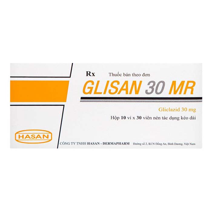 Glisan 30 MR Hasan điều trị đái tháo đường 300 viên